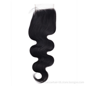 Free  part closures human hair closure and lace frontal closure Raw Virgin Hair Frontal